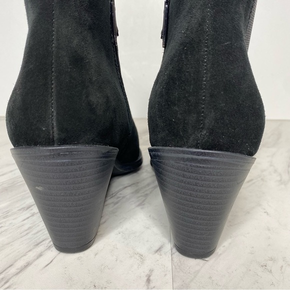Blondo Nanite Black Suede Waterproof Bootie 7 1/2 - Picture 4 of 14